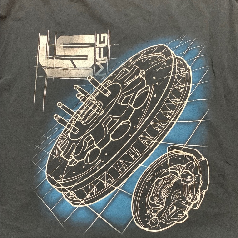 Graphic Tee with Mechanical Design